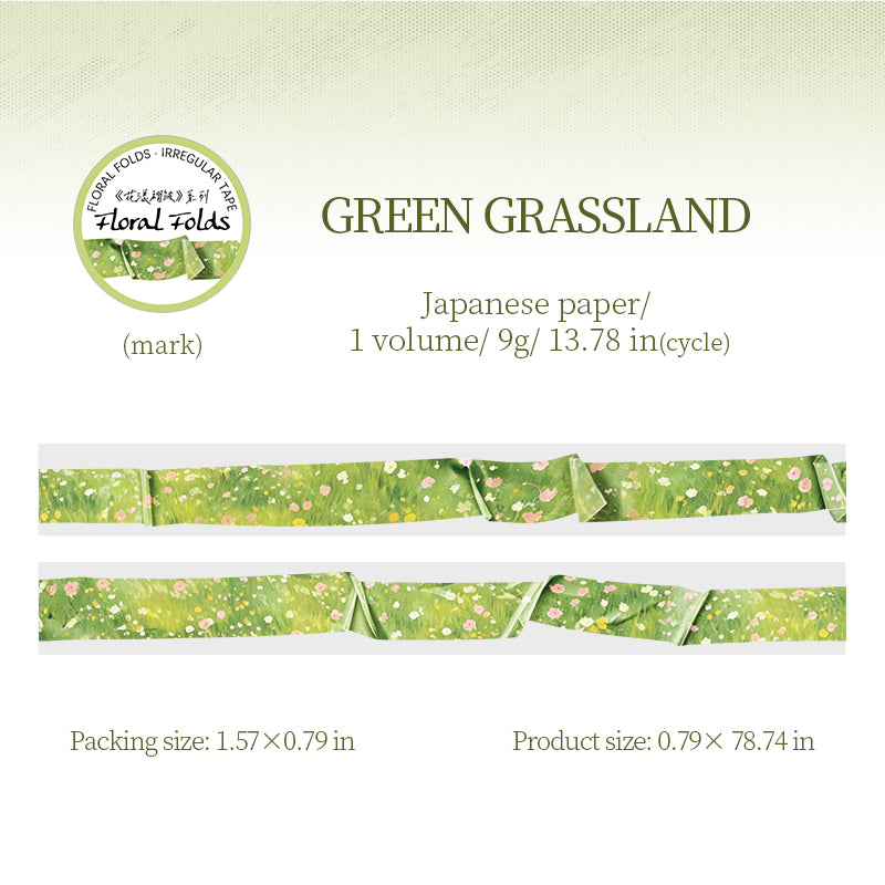 Floral Ruffles Washi Tape