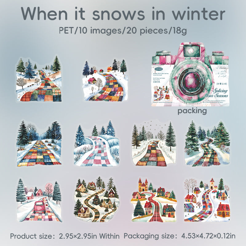 Seasons Collage Stickers