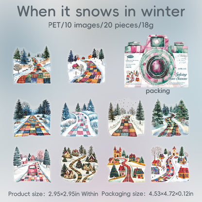 Seasons Collage Stickers