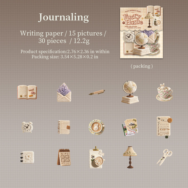 Cozy Plush Home Sticker