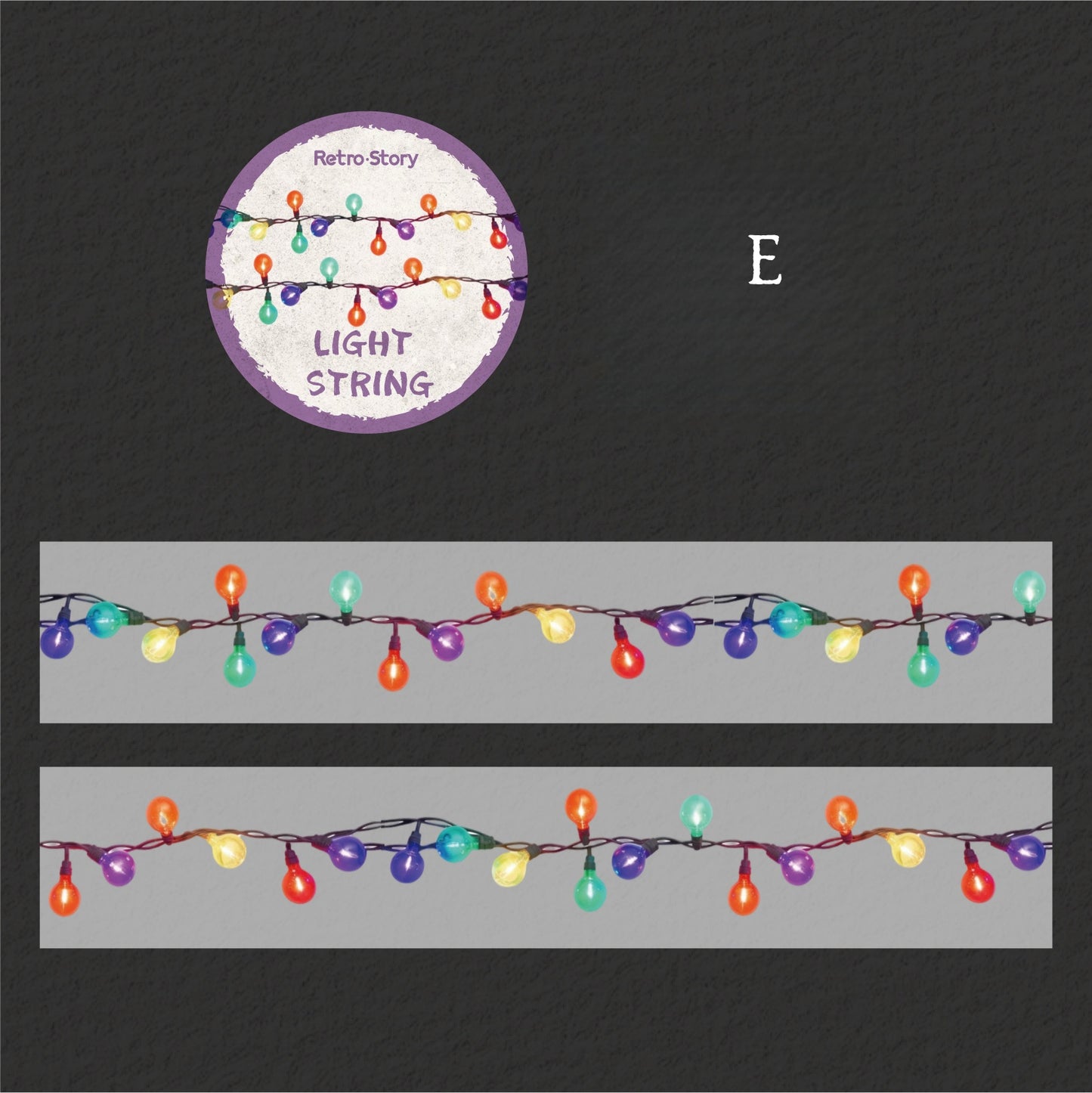 Colorful String Lights Tape