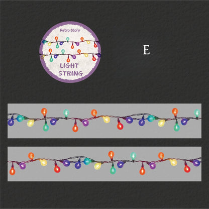 Colorful String Lights Tape