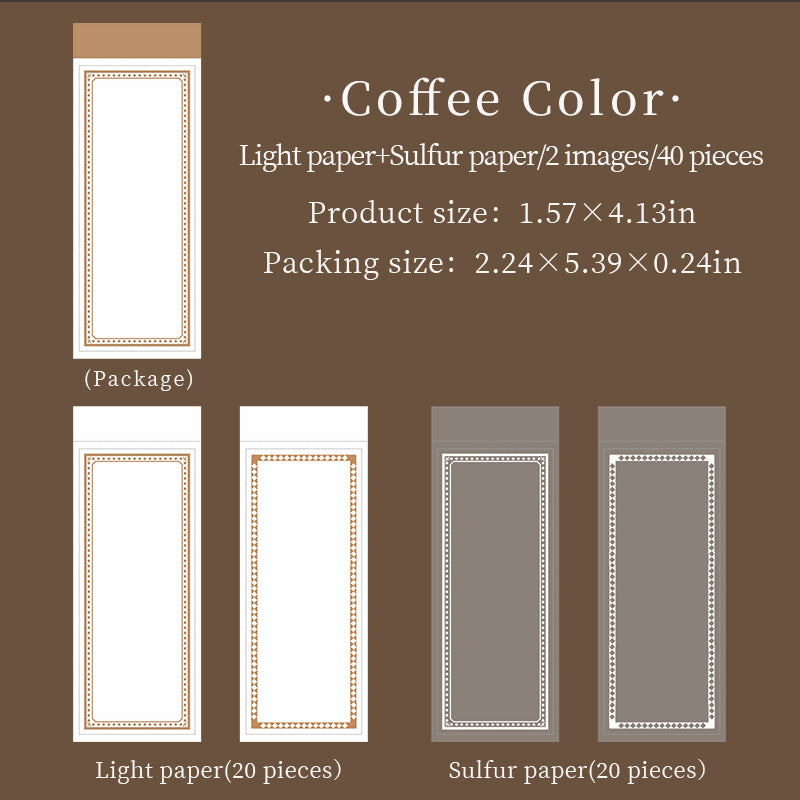 Pocket Frame Memo Pad