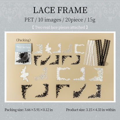 Elegant Lace Stickers
