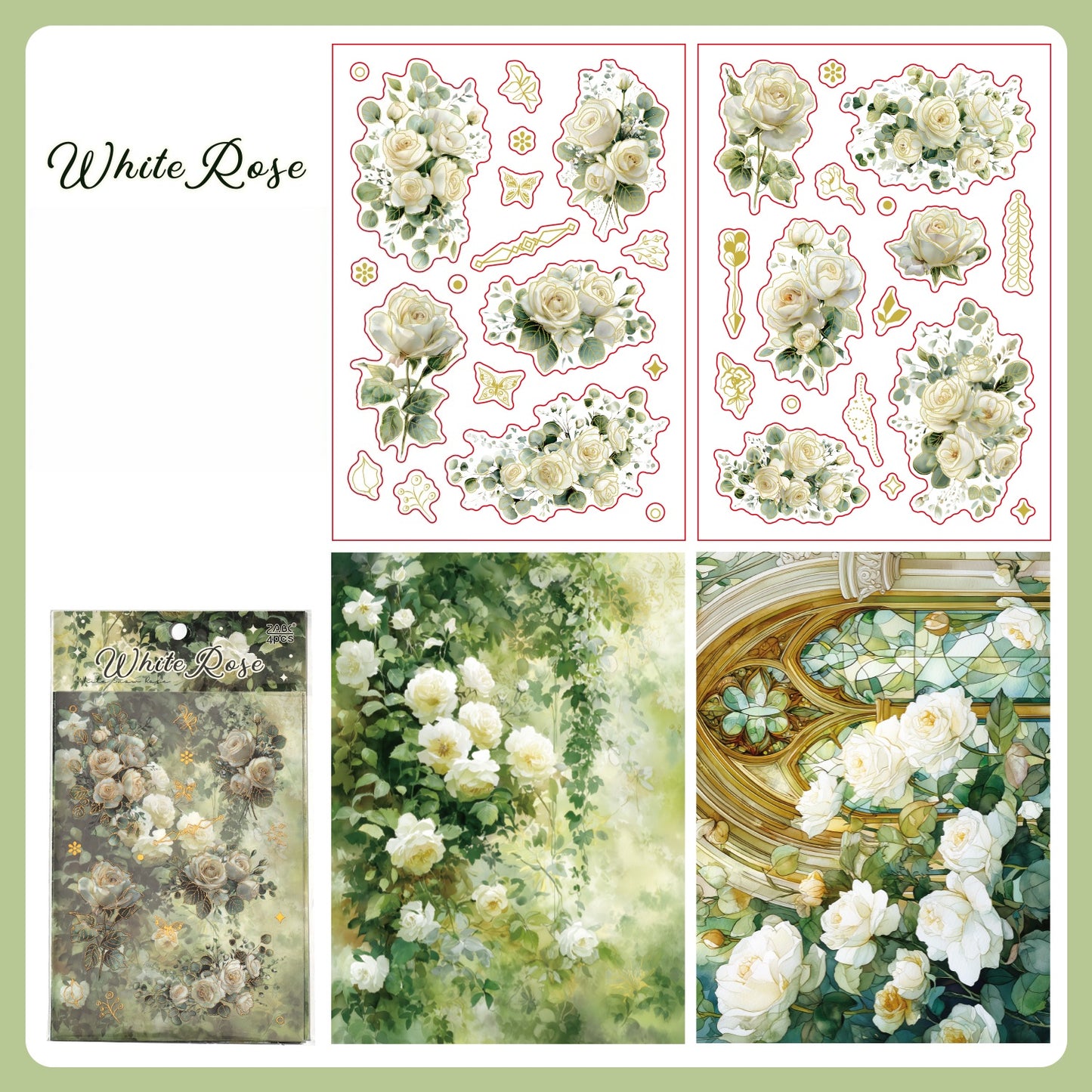 Flowers by the Window Stickers