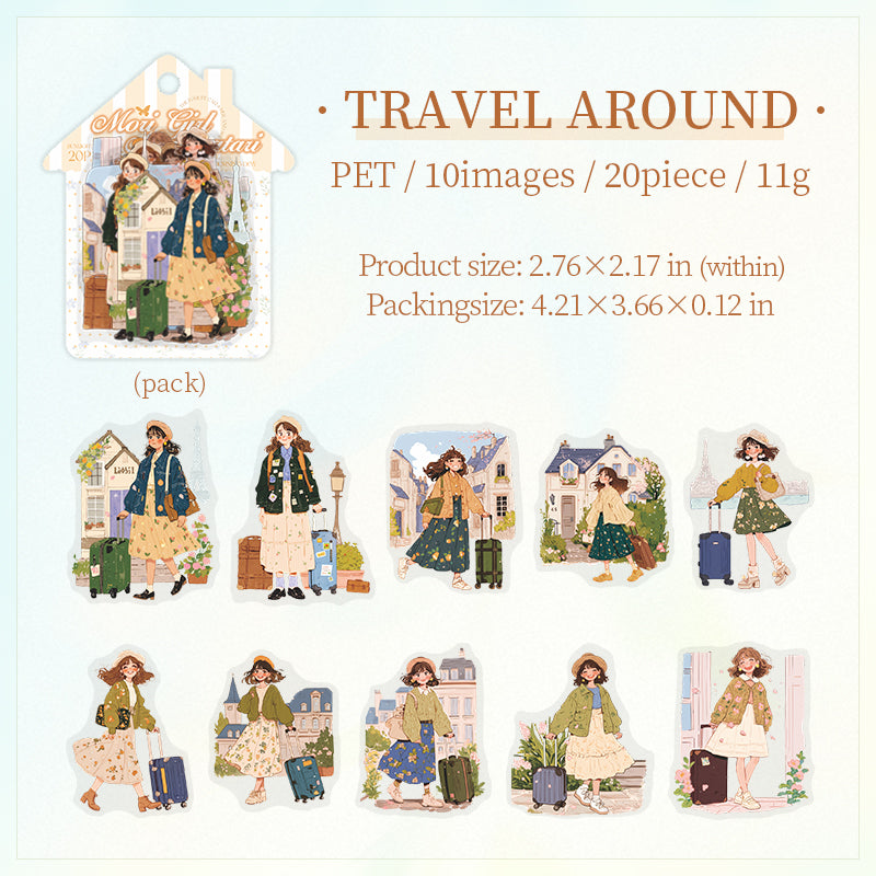 Forest Girl Tale Stickers