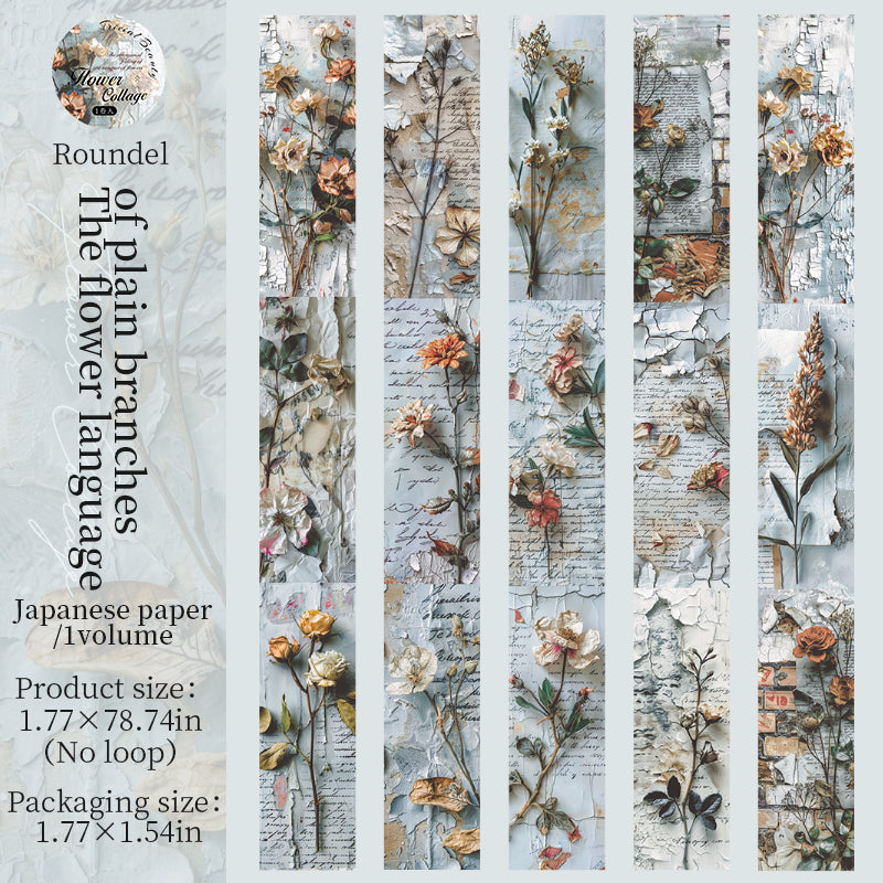 Floral Whispers Washi Tape