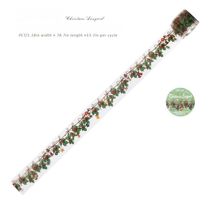 Christmas Crochet Tape Roll