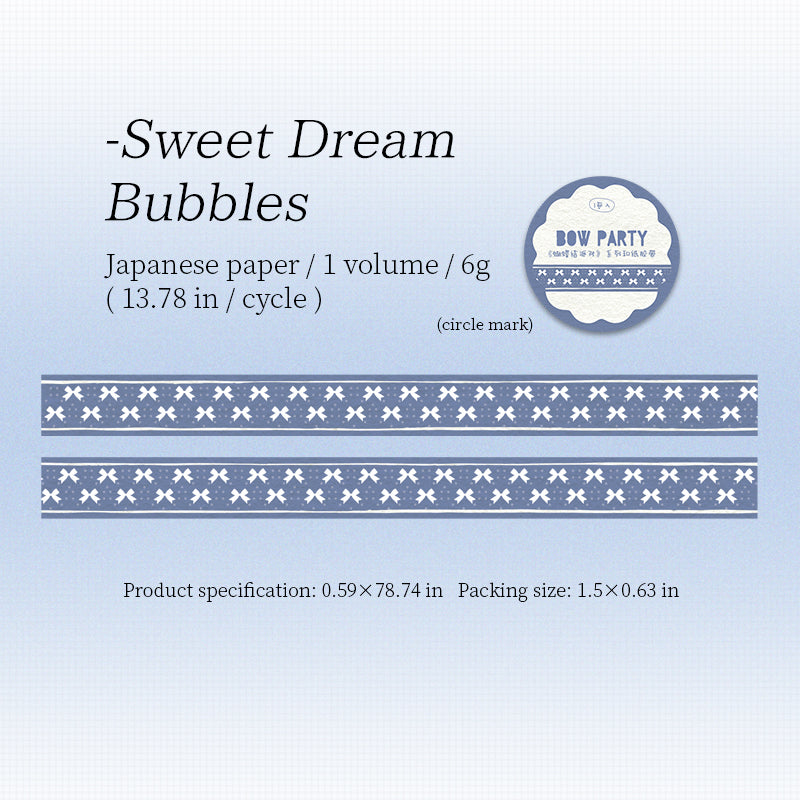 Bow Party Washi Tape