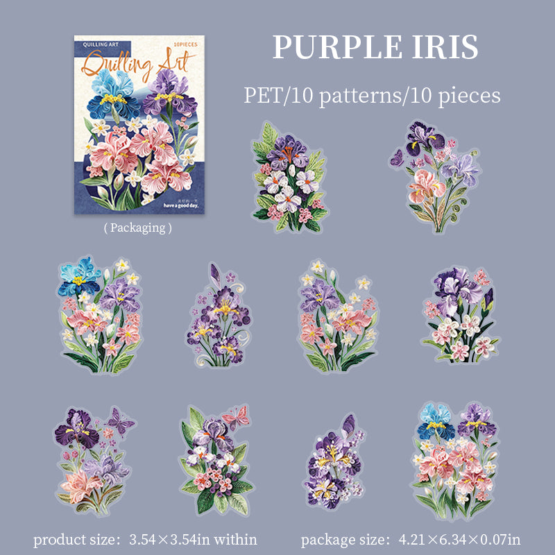 Realistic Floral Stickers