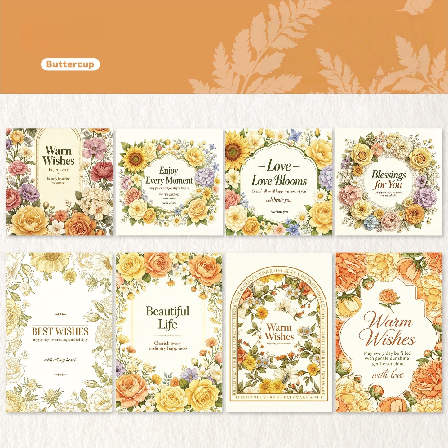 Floral Botanical Vellum Papers