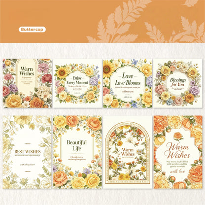 Floral Botanical Vellum Papers