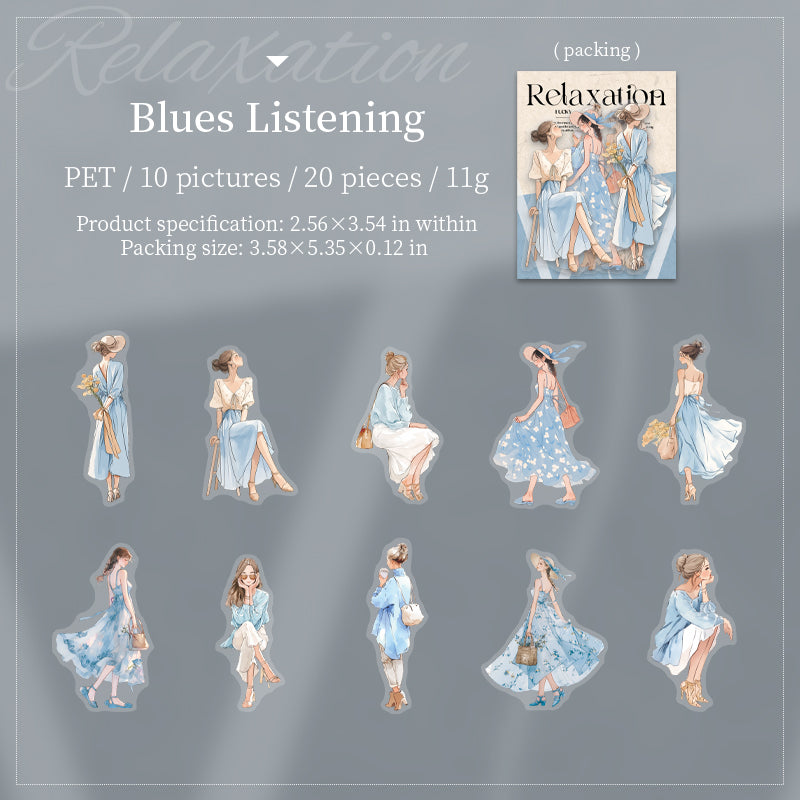 Relaxation Vibes Stickers