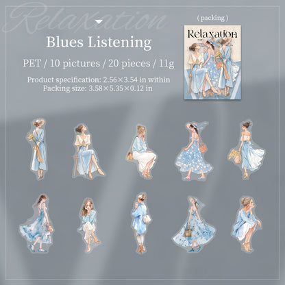 Relaxation Vibes Stickers