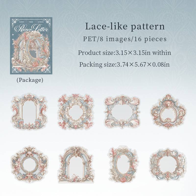 Rococo Letter Stickers