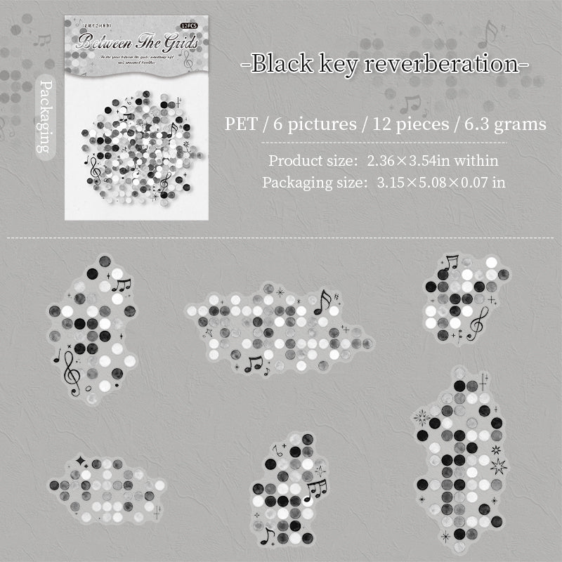 Watercolor Mosaic Stickers