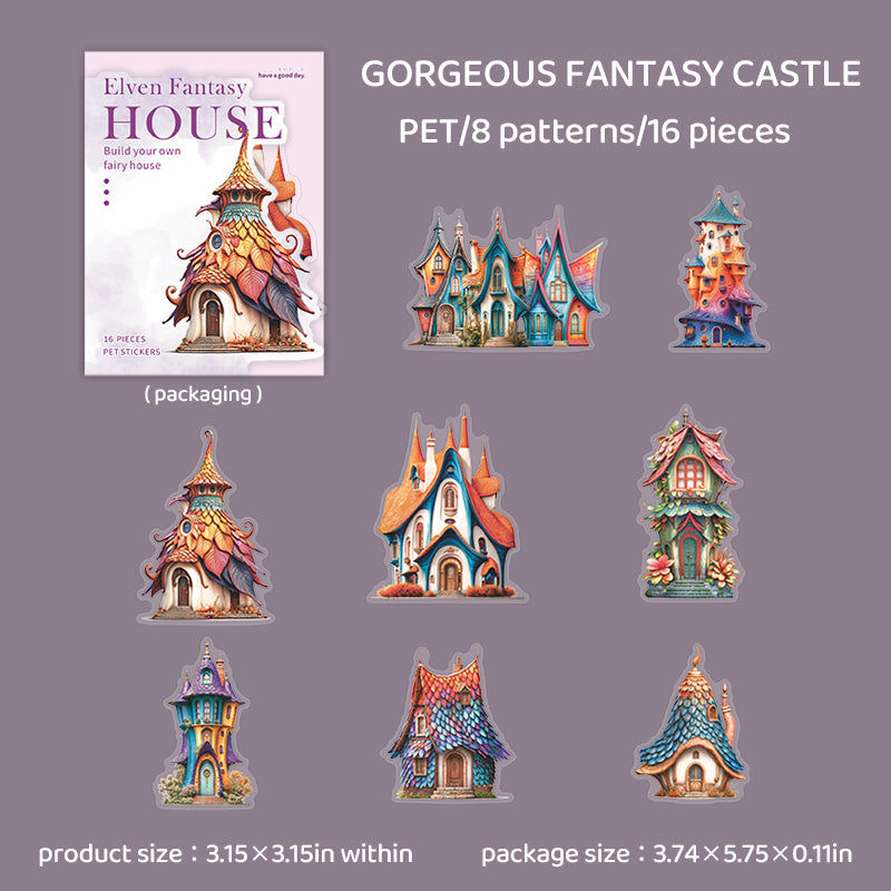 Fairy Fantasy House Stickers