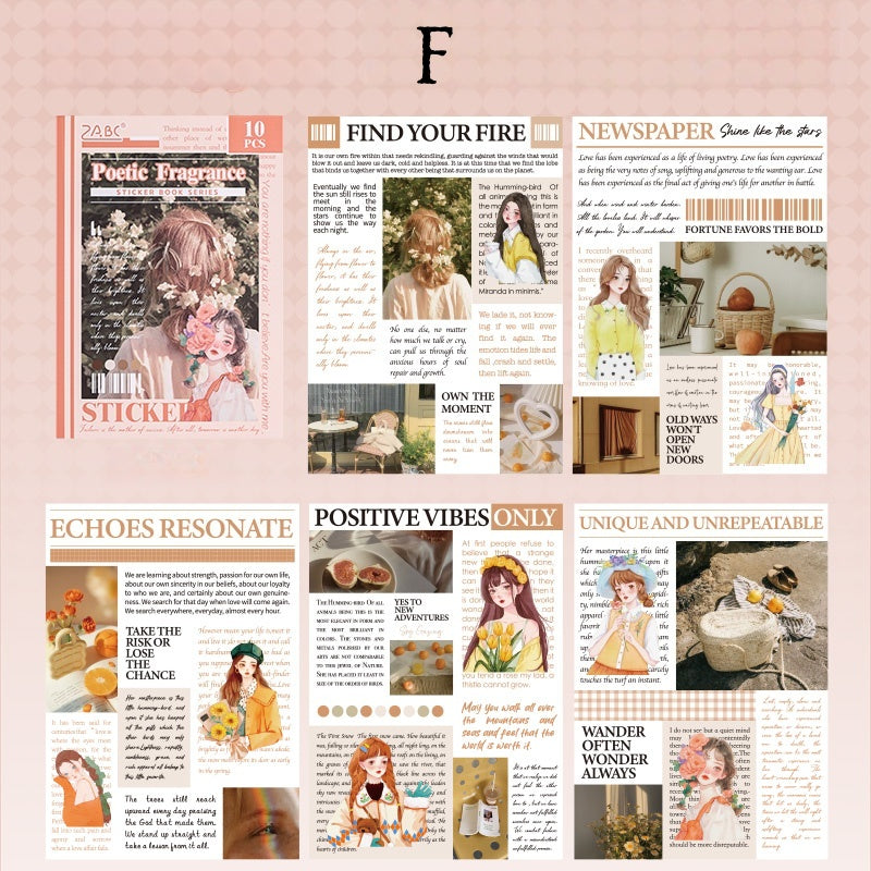 The Thoughts of a Girl Sticker Book