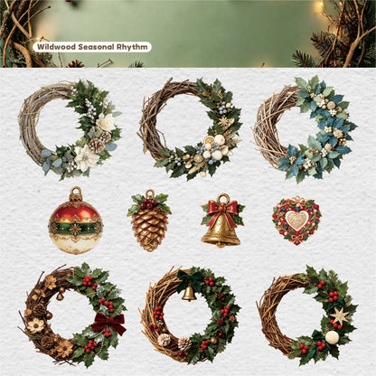Christmas Wreath Stickers