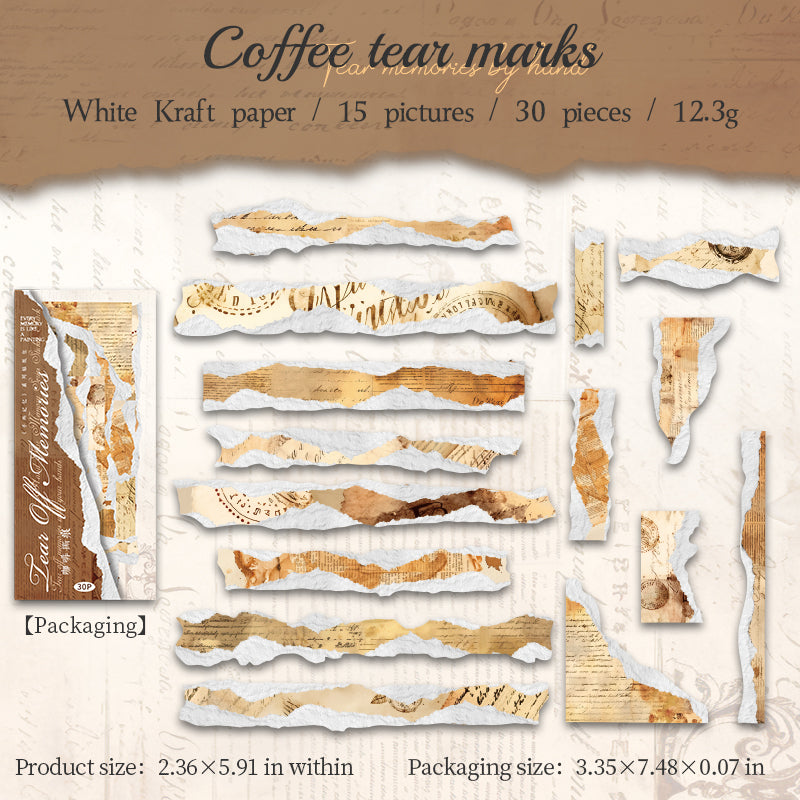 Torn Memory Strip Stickers