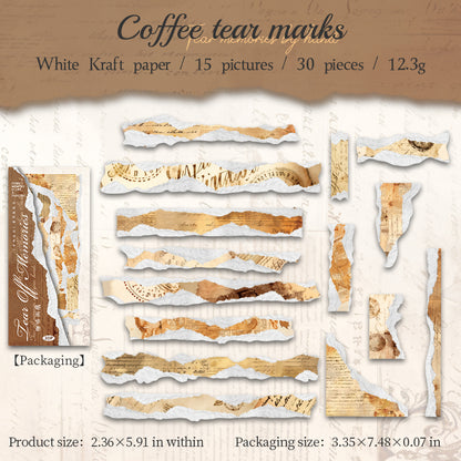 Torn Memory Strip Stickers