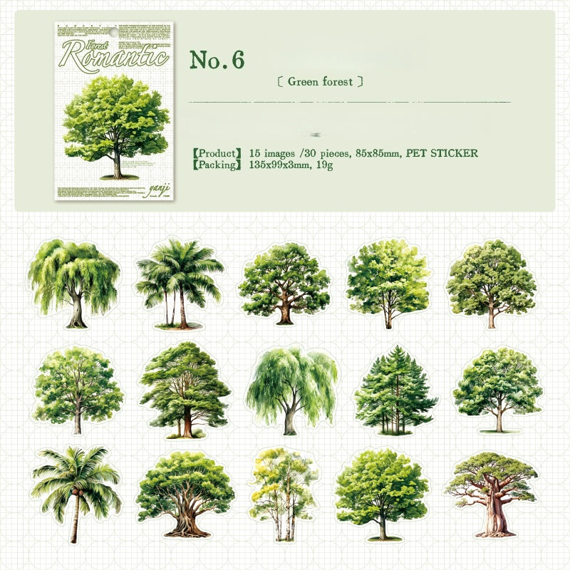 Romantic Forest Stickers