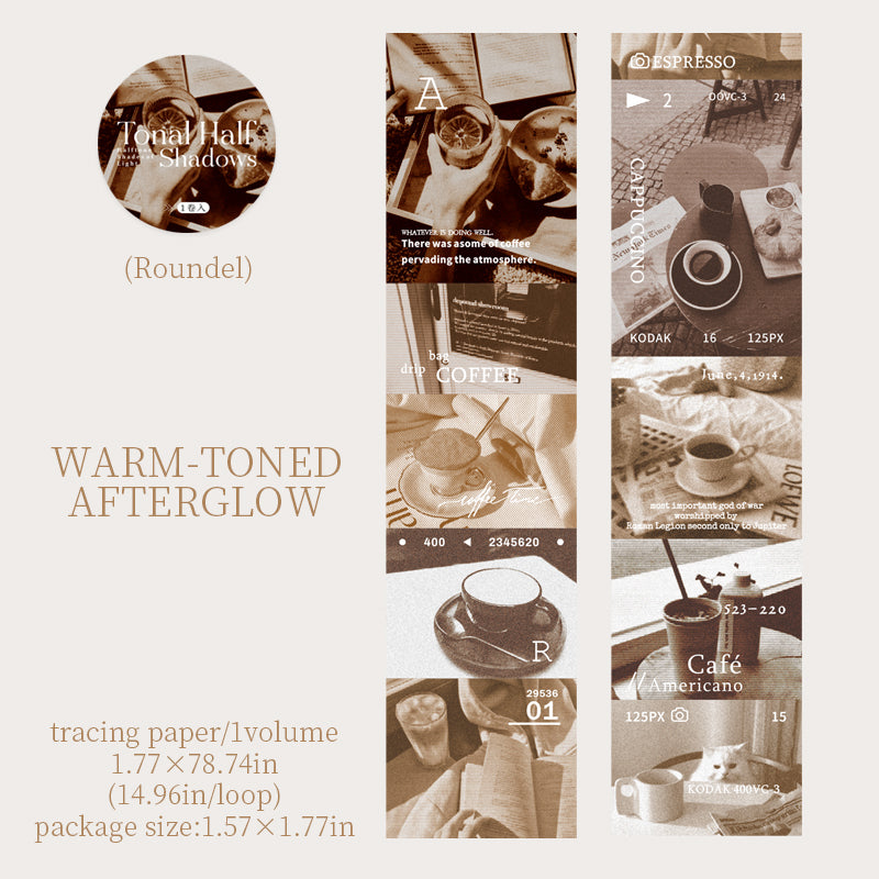 Halftone Light and Shadow Tape