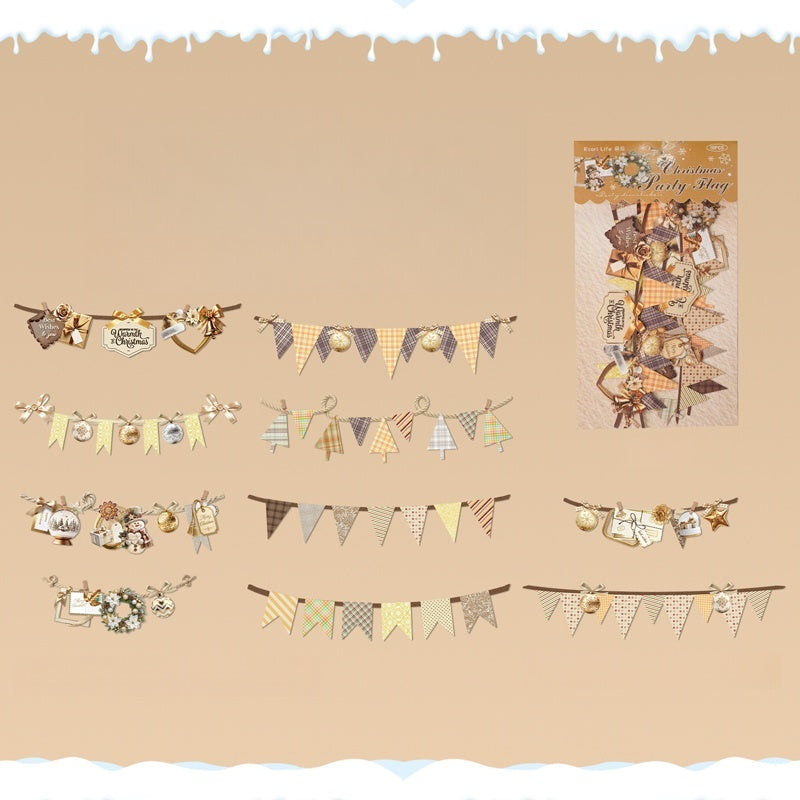 Christmas Bunting Stickers