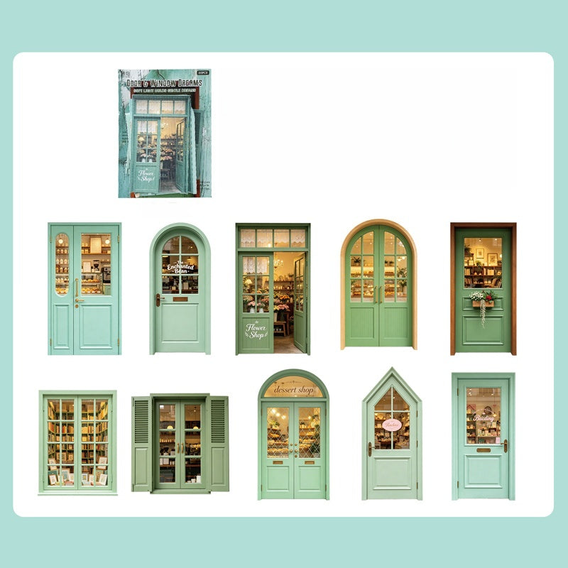 Dreamy Doors Windows Stickers