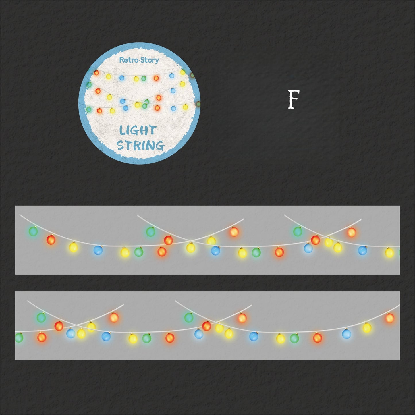 Colorful String Lights Tape