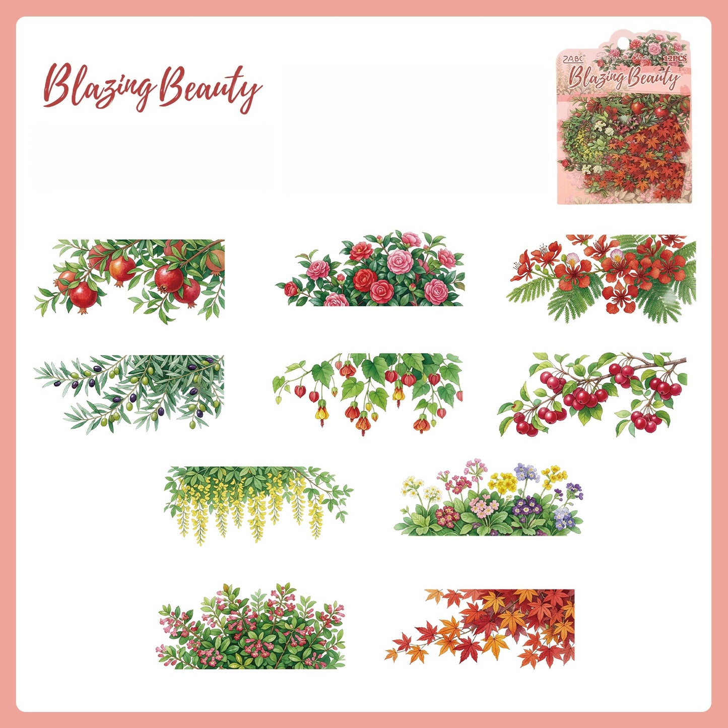 Floral Scene Builder Stickers