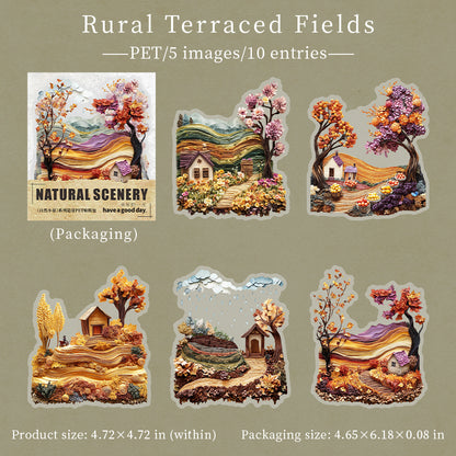 Natural Little Scenes Stickers