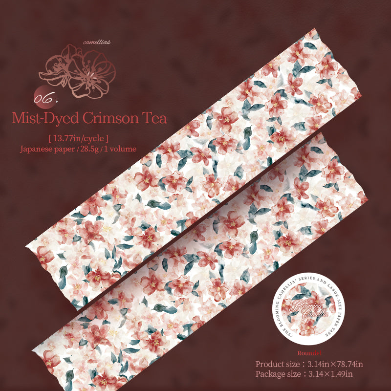 Blooming Camellia Washi Tape