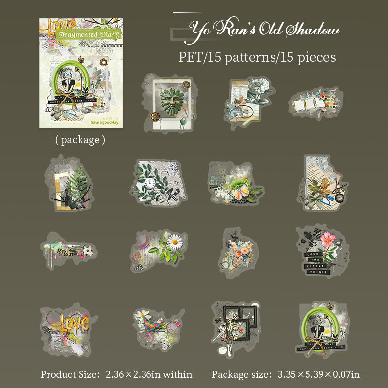 Fragmented Diary Stickers