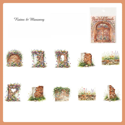 Flower Wall Chronicle Stickers
