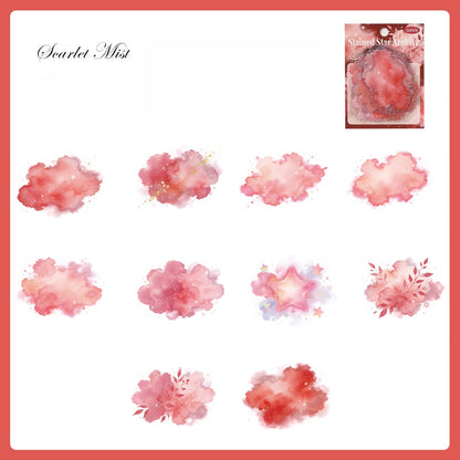 Watercolor Cloud Wash Stickers