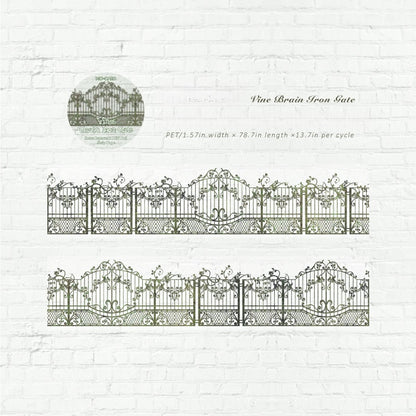 Ornate Iron Fence Tape
