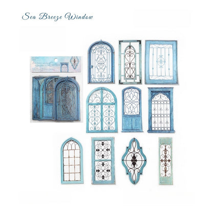 Iron Floral Window Stickers