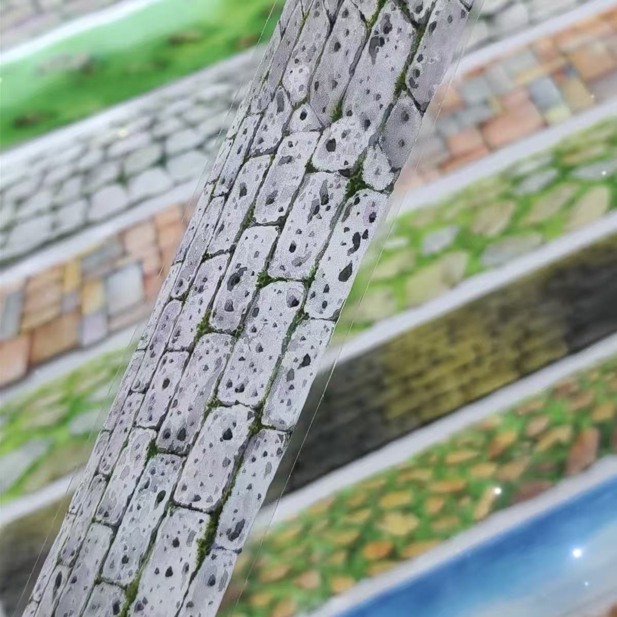 4cm*120cm Vintage Cobblestone Path Tape Collection