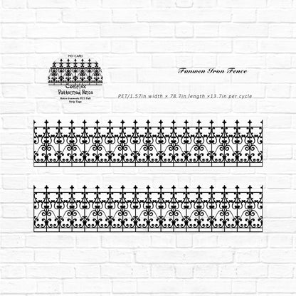 Ornate Iron Fence Tape