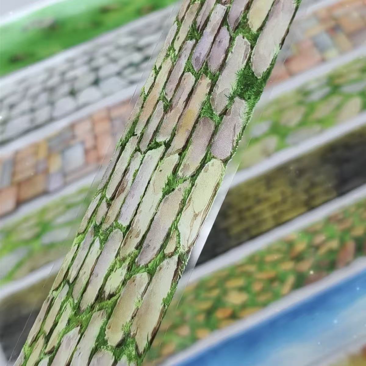 4cm*120cm Vintage Cobblestone Path Tape Collection