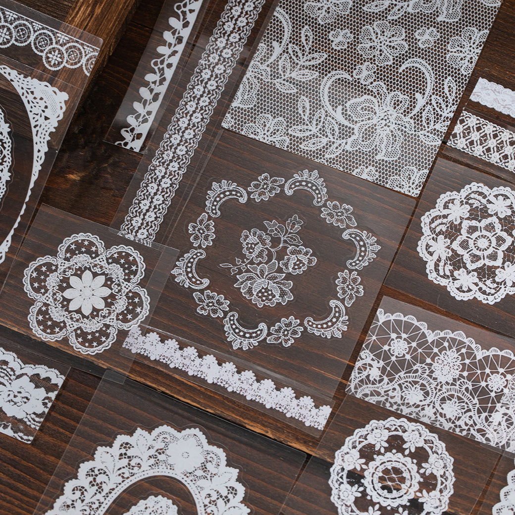 Lace Whispers Stickers