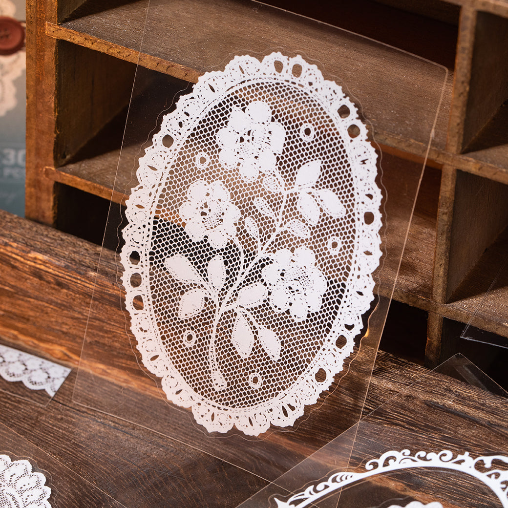 Lace Whispers Stickers