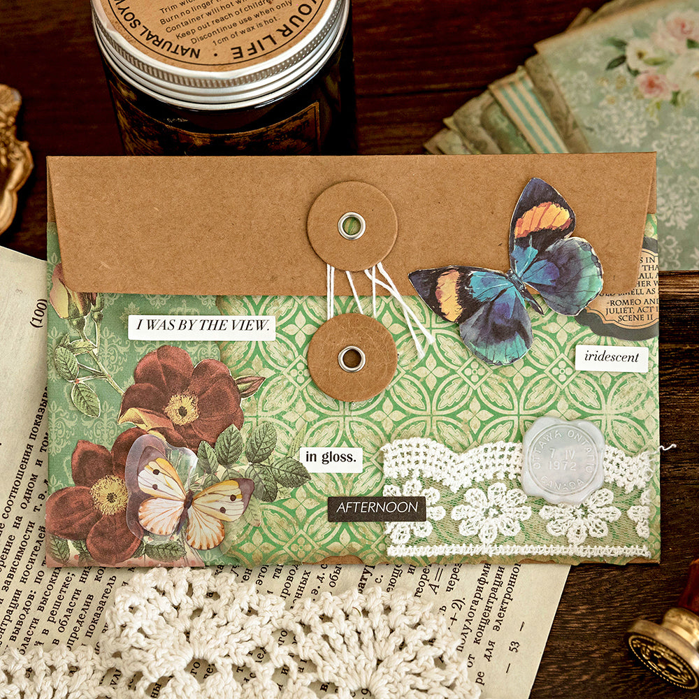346 Stück Vintage Scrapbook Zubehör Set, Ästhetisches Bullet Junk Journal Kit Mi 346 Stück Vintage Scrapbook Zubehör Set, Ästhetisches Bullet Junk Journal Kit Mi