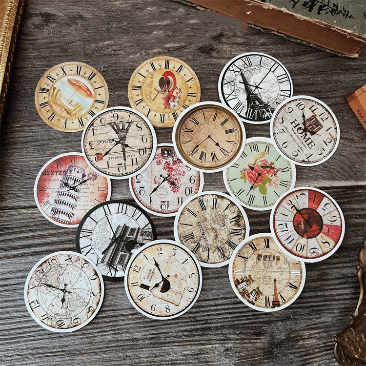 Tim Holtz Vintage Style Decorative Clock Face Stickers – Doodle Diarys