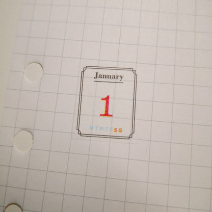 365 Days Calendar Sticker