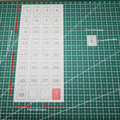 365 Days Calendar Sticker