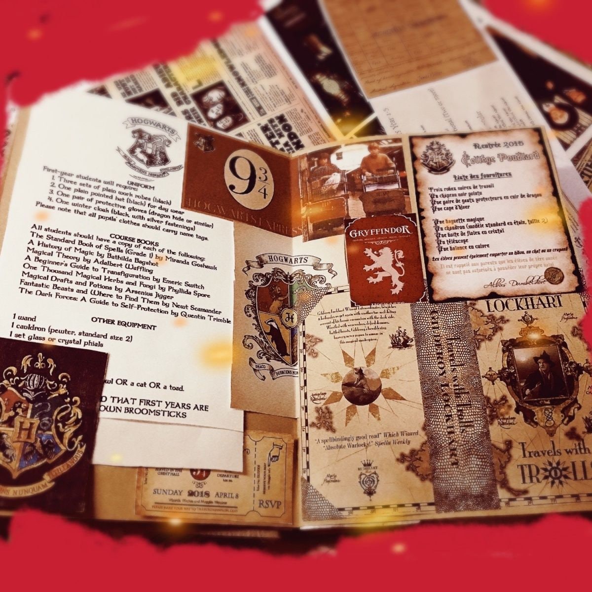 Harry Potter Handbook Material Paper Doodle Diarys