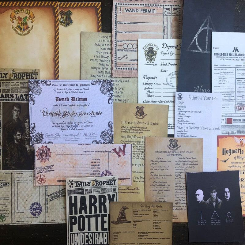 Harry Potter Handbook Material Paper Doodle Diarys